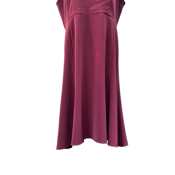 MM Lafleur - Burgundy Women's Dress - Size 16 - Picture 3 of 13